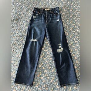 Levi’s Women’s Ribcage Straight Ankle Jeans, Size 4/27